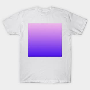 Purple Ombre Gradient Glitter Pattern T-Shirt